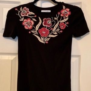 Zara Embroidered Tee